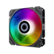 Кулер для корпуса GameMax FN-12Rainbow-C9 RGB-подсветка 120мм - изображение 3
