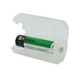 Переходник пластиковый Soshine SBC-005, AA-D, прозрачный - изображение 3