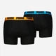 Набор трусов-боксеров мужских Puma Men Everyday Basic Boxer 2P 93832008 XXL 2 шт Black Combo (8720245556262) - изображение 5