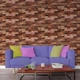 Самоклеюча 3D панель Sticker Wall під коричневу катеринославську цеглу 19600x700x3мм (3DPanda-1469) - изображение 6
