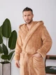 Халат чоловічий Family Tradition банний велсофт 50 темно-бежевий Стиглий абрикос - зображення 6