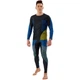 Рашгард мужской с длинным рукавом Domino 210-5 размер M (165-170см) Black-Blue-Yellow - изображение 9