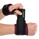 Бинты кистевые для жима и тяги Ezous Strenght Wrist Wraps C-05 2шт в комплекте Black-Purple - изображение 1