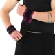 Бинты кистевые для жима и тяги Ezous Strenght Wrist Wraps C-05 2шт в комплекте Black-Purple - изображение 2