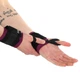 Бинты кистевые для жима и тяги Ezous Strenght Wrist Wraps C-05 2шт в комплекте Black-Purple - изображение 3