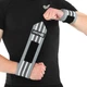Бинти кистьові для жиму та тяги Ezous Strenght Wrist Wraps C-06 2шт у комплекті Grey-White - зображення 4