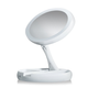 Настольное зеркало для макияжа My Fold Away Mirror Складное с LED подсветкой круглое Белое 6NH53VU62U - изображение 4
