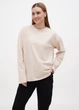 Лонгслив Solo свободный L-XL Бежевый Wm1937 - изображение 1