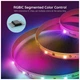 Світлодіодна стрічка Govee RGBIC Basic Wi-Fi + Bluetooth LED Strip Light 10м Білий (H618C3D1) (234924) - зображення 9