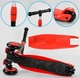 Самокат-велобег 3в1 Best Scooter BS-71899. 3 PU колеса с подсветкой, сидение, амортизаторы, родительская ручка - изображение 7