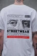Чоловіча Оверсайз Футболка З Принтом Without Streetwear L/XL White - зображення 5