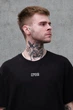 Чоловіча Оверсайз Футболка З Принтом Without Dominion S/M Black - изображение 4