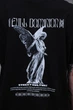 Чоловіча Оверсайз Футболка З Принтом Without Dominion S/M Black - изображение 5