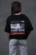 Жіноча Оверсайз Футболка З Принтом Without Streetwear 2XL/3XL Black - изображение 2