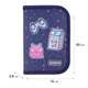 Пенал Kite 1 від., 2 відв., з наповненням 622H Pixel Love - изображение 2