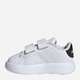 Tenisówki dziecięce dla dziewczynki na rzepy adidas Advantage Cf I ID5284 25 Białe (4066765025456) - obraz 3