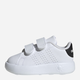 Tenisówki dziecięce dla dziewczynki na rzepy adidas Advantage Cf I ID5284 26 Białe (4066765025418) - obraz 4