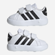 Tenisówki chłopięce na rzepy adidas Grand Court 2.0 Cf ID5271 25 Białe (4066765033086) - obraz 10