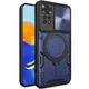 Ударопрочный чехол Bracket case with Magnetic для Xiaomi Redmi Note 11 (Global) / Note 11S Blue Без бренда - изображение 2