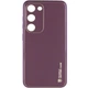 Шкіряний чохол Xshield для Samsung Galaxy S24+ Бордовий / Plum Red Без бренду - зображення 2
