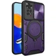 Удароміцний чохол Bracket case with Magnetic для Xiaomi Redmi Note 11 (Global) / Note 11S Purple Без бренду - зображення 2