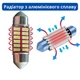 Лампа в автомобіль LED C5W C10W 31мм, 10 SMD 4014, з обманкою Canbus, білий - зображення 5