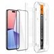 Защитное стекло Spigen для iPhone 15 Pro Max - EZ FIT GLAS.tR (1 шт), Black (AGL06879) - изображение 3