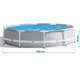 Каркасный бассейн Intex Prism Frame Pool 305x76см круглый (IND-26700) - изображение 4