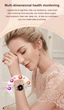 Смарт-часы женские LEMFO NX7 Pro Gold (разговор, тонометр, пульсоксиметр) Amoled экран, 2 ремешка - изображение 7
