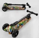 Детский самокат Best Scooter 46-009 MAXI. Складной алюминиевый руль, 3 PU колеса с подсветкой. Зеленый - изображение 6