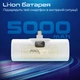 УМБ Promate PowerUp-i 5000 mAh USB-C порт PD Lightning штекер White (powerup-i.white) - изображение 2