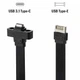 Подовжувач адаптер для передньої панелі USB Type E в Type C 3.1 Type E 10 Гбіт/с 100 Вт 50 см - зображення 1