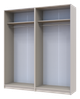 Шкаф для одежды Doros Промо Кашемир 2+2 ДСП 180х48х204 (80737672) - изображение 5