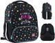 Шкільний рюкзак GoPack Pink Power каркасний 38x28x15 см Чорний (GO24-597M-2) - зображення 2
