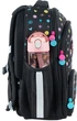 Шкільний рюкзак GoPack Pink Power каркасний 38x28x15 см Чорний (GO24-597M-2) - зображення 6