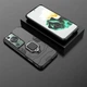 Чехол Fiji Ring для Huawei P60 / P60 Pro бронированный бампер с кольцом подставкой черный - изображение 4