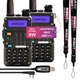 Рация Baofeng UV-5R MK5 комплект 2 шт., UHF/VHF, 8 Вт, 1800 мАч + Кабель для программирования + Ремешок на шею - изображение 1