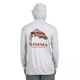 Худі Simms Tech Hoody - Artist Series Trout Logo Flame/Sterling M (13521-859-30 / 2241321) - изображение 3