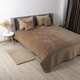 Покривало "VELOUR" 240*260 см капучино/роб круглий (4-00518_22386) ТМ ТЕП - зображення 5