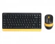 Комплект (клавиатура, мышь) беспроводной A4Tech FG1110 Bumblebee USB (504358) - изображение 1