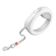 Поводок-рулетка для собак WAUDOG R-leash, круглая, XS-M, до 40 кг, 2,9 м, светоотражающая лента белый - изображение 3