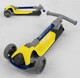 Детский самокат Best Scooter F-55295. Складной алюминиевый руль, 3 PU колеса с подсветкой. Желтый - изображение 7