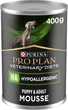 Влажный диетический корм для взрослых собак и щенков Purina Pro Plan Veterinary Diets HA Hypoallergenic, для снижения признаков ингредиентной и нутриентной непереносимости, мусс 400 г (8445291539594) - изображение 1