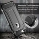 Бронированный противоударный TPU+PC чехол Immortal для Apple iPhone 5/5S/SE Металл / Gun Metal Без бренда - изображение 1
