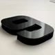 Настенные часы DIY 3D "Realm Mid" черные - Большие бескаркасные 3Д часы 70 см, самоклеящиеся (1011254) - изображение 9
