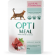 Вологий корм для дорослих кішок Optimeal for adult cats набір #3 (3+1) 85 г х 8 шт упаковка - изображение 2
