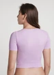 Топ з коротким рукавом та круглим вирізом Giulia CROP T-SHIRT S/M Violet-orchid bloom - изображение 7
