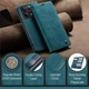 Чехол книжка Caseme с магнитом для Xiaomi Redmi Note 13 зеленый - изображение 3
