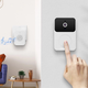 Відеодомофон бездротовий з камерою Wi-FiDoorbell X9 Розумний дверний дзвінок + датчик руху Білий - зображення 7