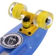 Скейт пенні борд Penny My Go Fish Skateboards 405-10 зі світними колесами Blue-Yellow - зображення 2